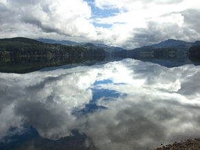 Reflections on Foster Lake, Oregon