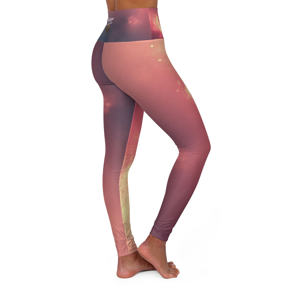 Thumbnail: ÂmeYoga Sunset Nebula Leggings 