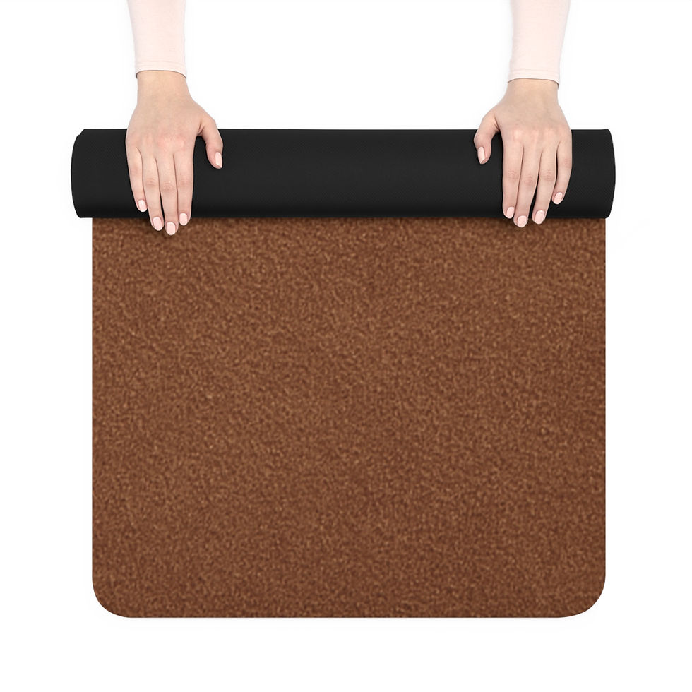 Thumbnail: ÂmeYoga Umber Suede Yoga Mat 