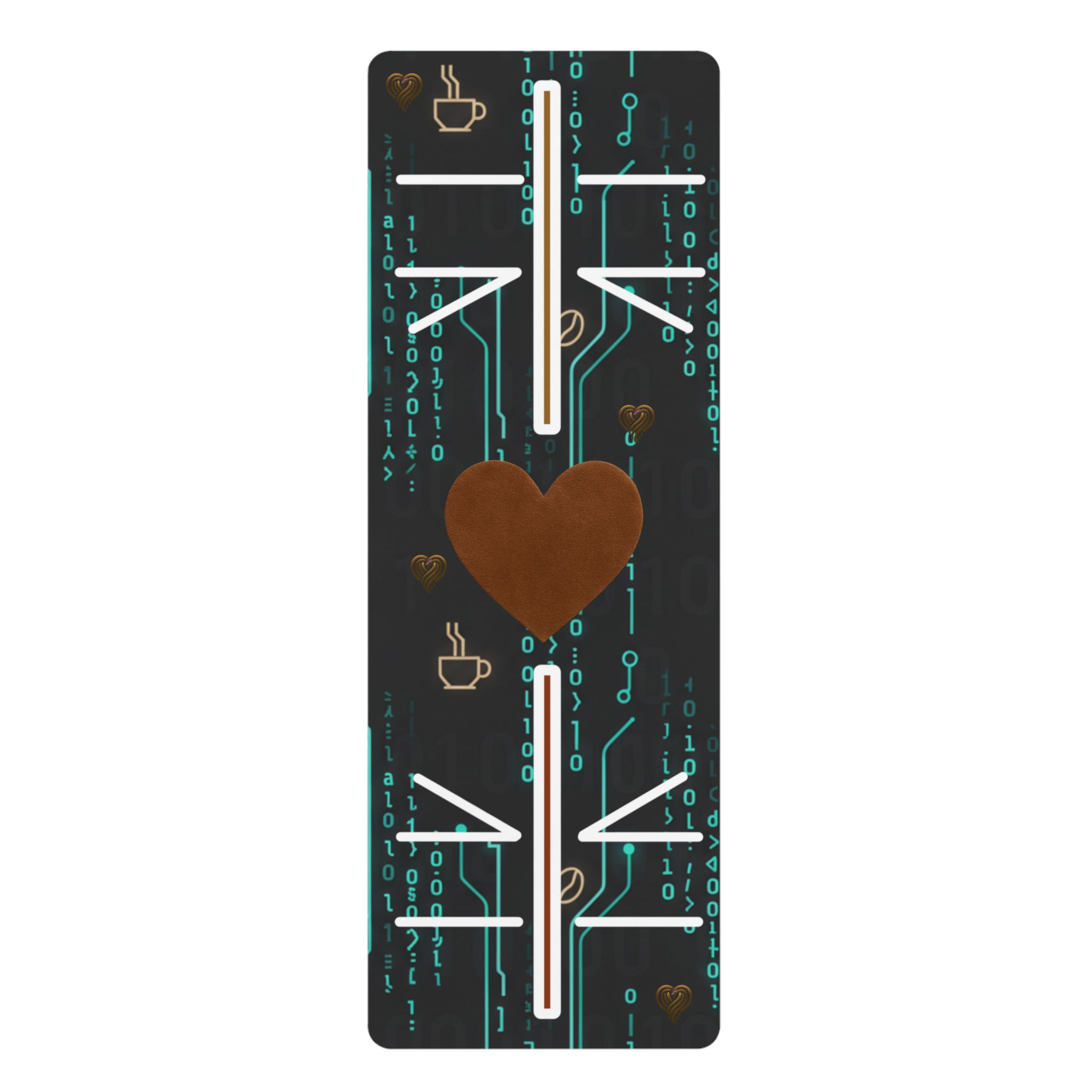 ÂmeYoga Matrix&Java w/Alignment Suede Yoga Mat