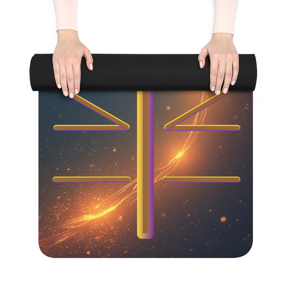 Thumbnail: ÂmeYoga Aligned Chargeo2Love Suede Yoga Mat