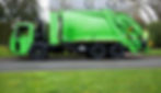 Green Garbage Truck