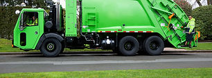 Green Garbage Truck
