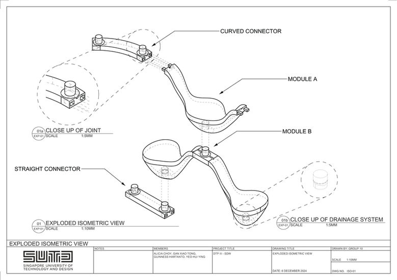 EXPLODED ISOMETRIC VIEW