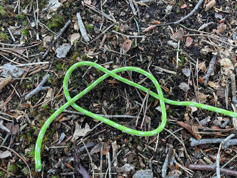 Knoten, Knotenkunde für den Outdoor-Bereich: Grundelemente Halber Schlag