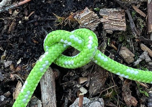 Knoten, Knotenkunde für den Outdoor-Bereich: Grundelemente Überhandknoten