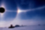 Halo, Halophänomene und Haloffekte; Entstehung, Bildung durch Lichtbrechung und Reflexion von Sonnenlicht an Eiskristallen; Horizontalkreis