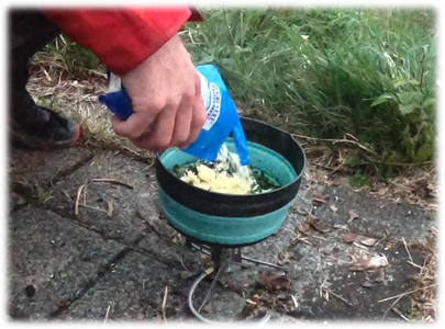 Schritt 6: am Ende wird der Reibkäse untergerührt