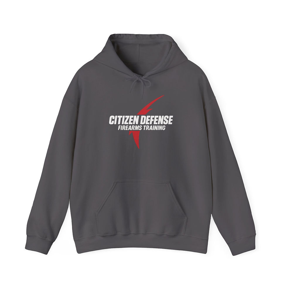 Thumbnail: Citizen Defense unisex hoodie.