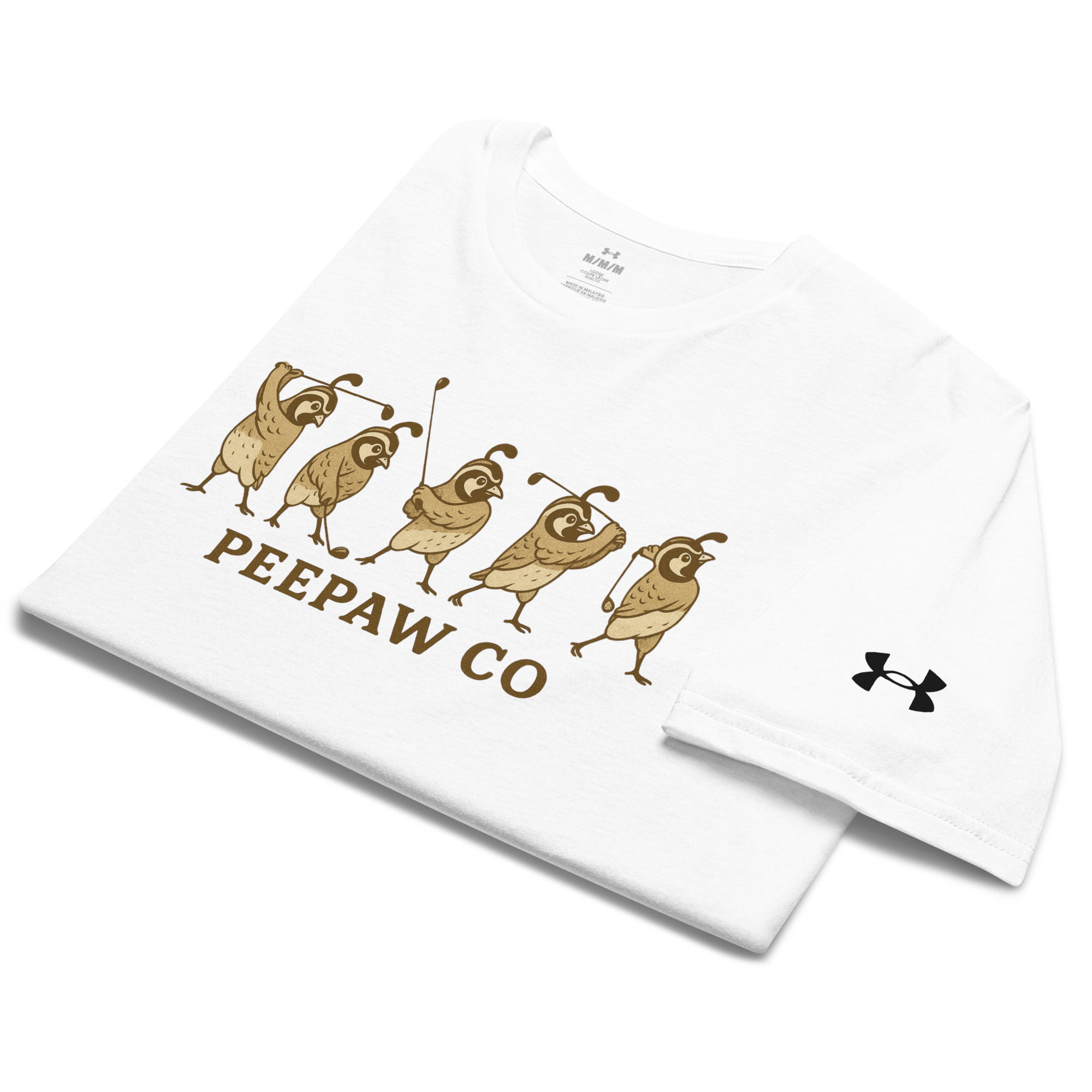 Peepaws Quail Athletic Tee