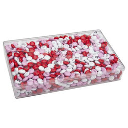 印相M&M巧克力 2鎊透明長盒裝