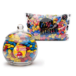 印相M&M巧克力+生日玻璃瓶+1鎊裝