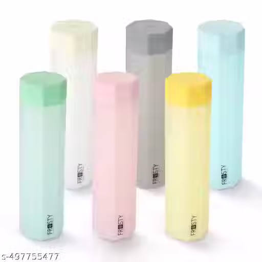 Phooldaan Set of 6 Food Grade Fridge Water Bottles | 1L Leak Proof Refrigerator Storage Bottles