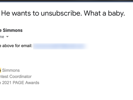 The Page Awards - My Experience