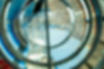 lente tipo fresnel de faro marítimo