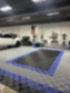 Vinyl garage floor tiles