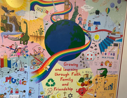 Entrance hall mural
