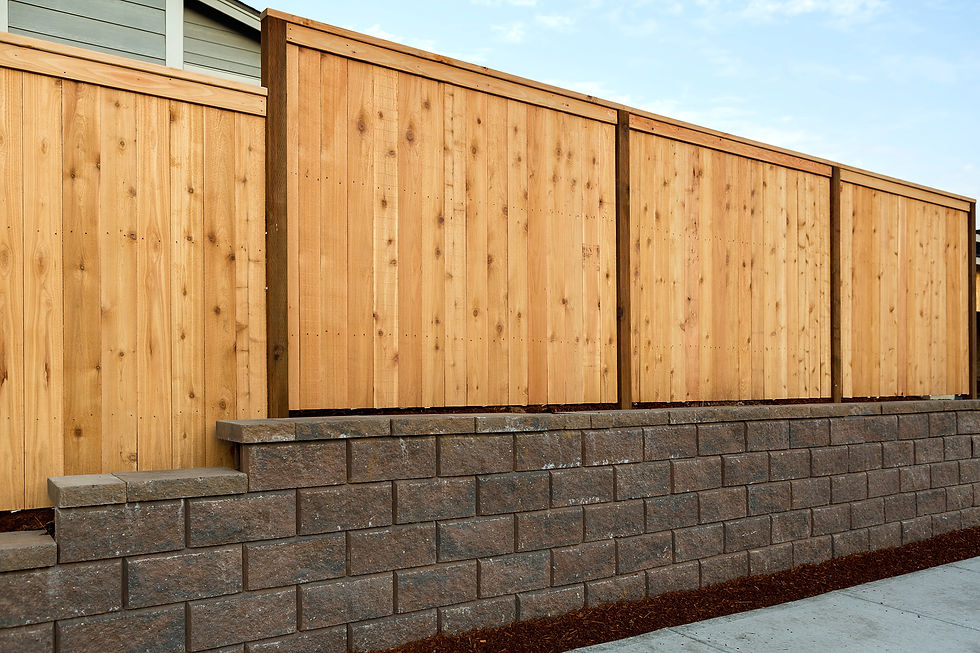Fence & Retaining Wall