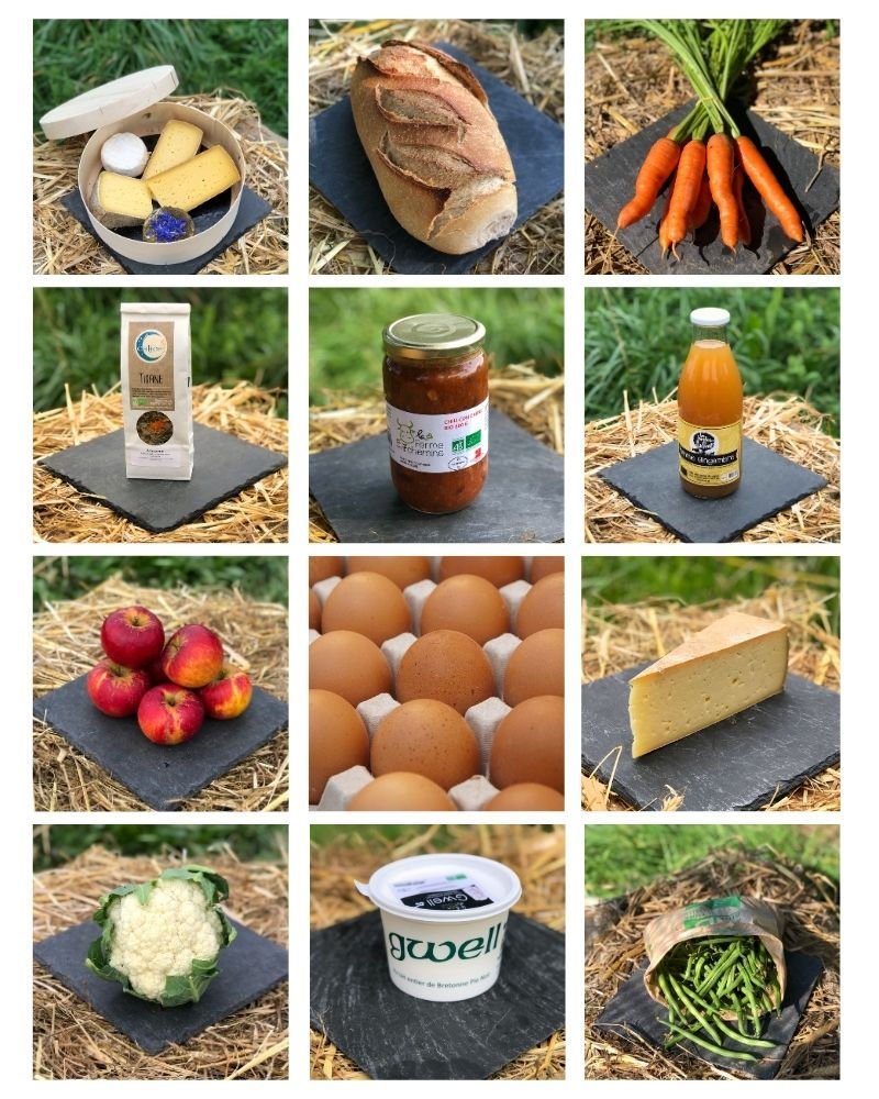 Aperçu des nombreux produits disponibles sur notre site https://commande.lafermedes7chemins.fr/