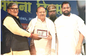 कटारिया के हाथो सिद्धराज लोढा को ‘समाज गौरव’ सम्मान