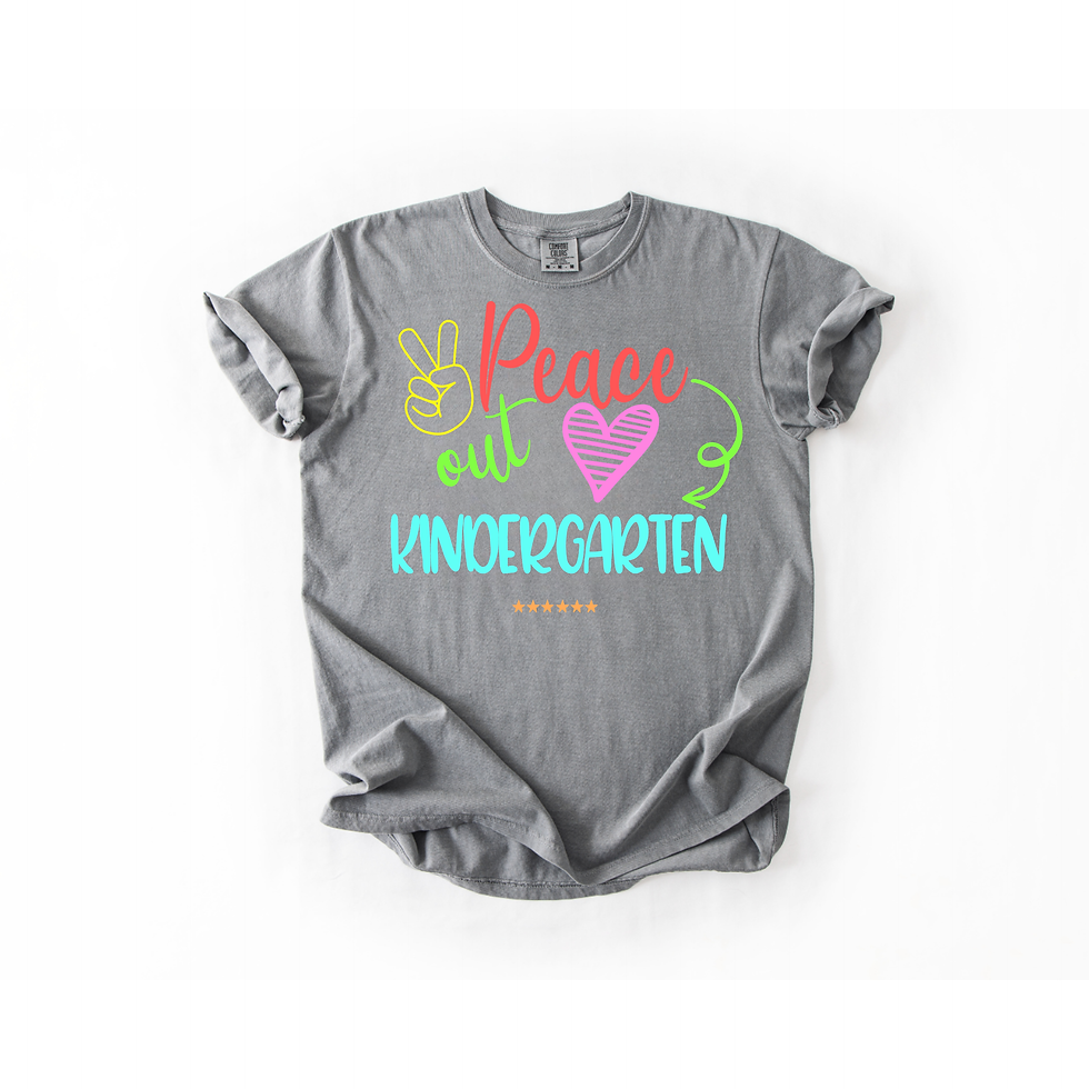 Thumbnail: Girly Peace Out Kindergarten