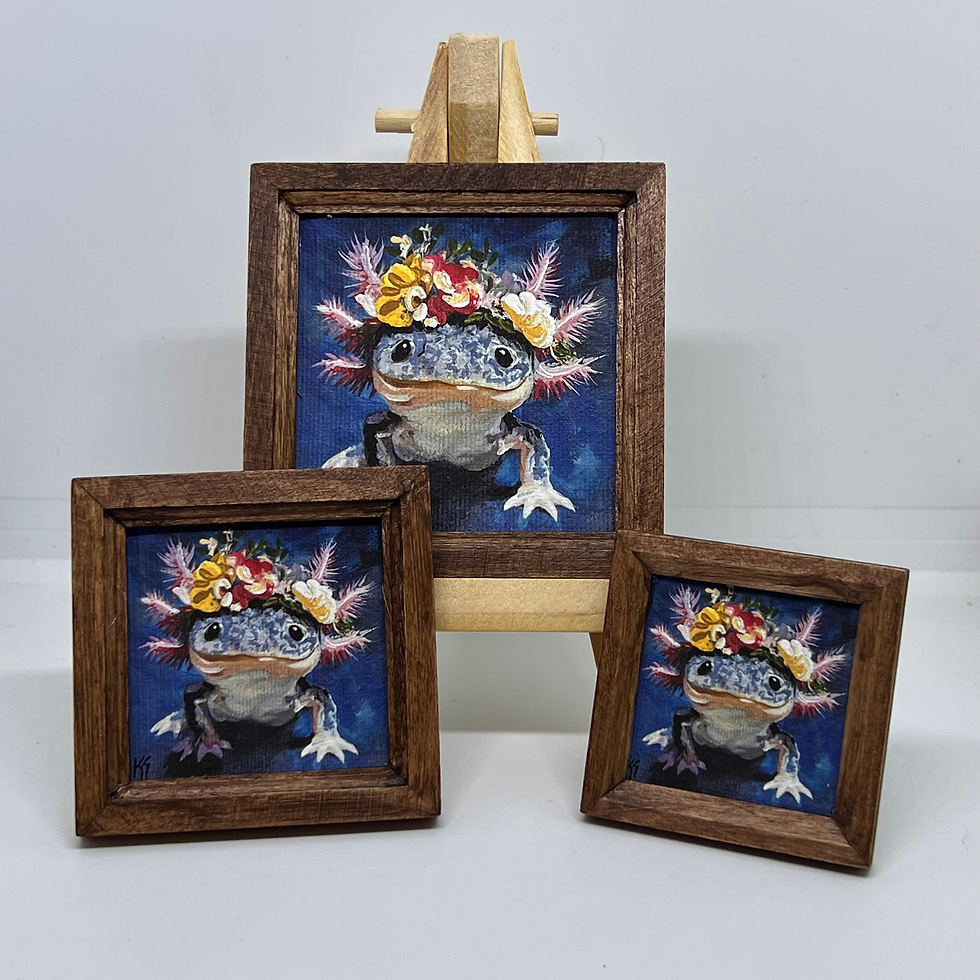 Thumbnail: Miniature Axolotl Set