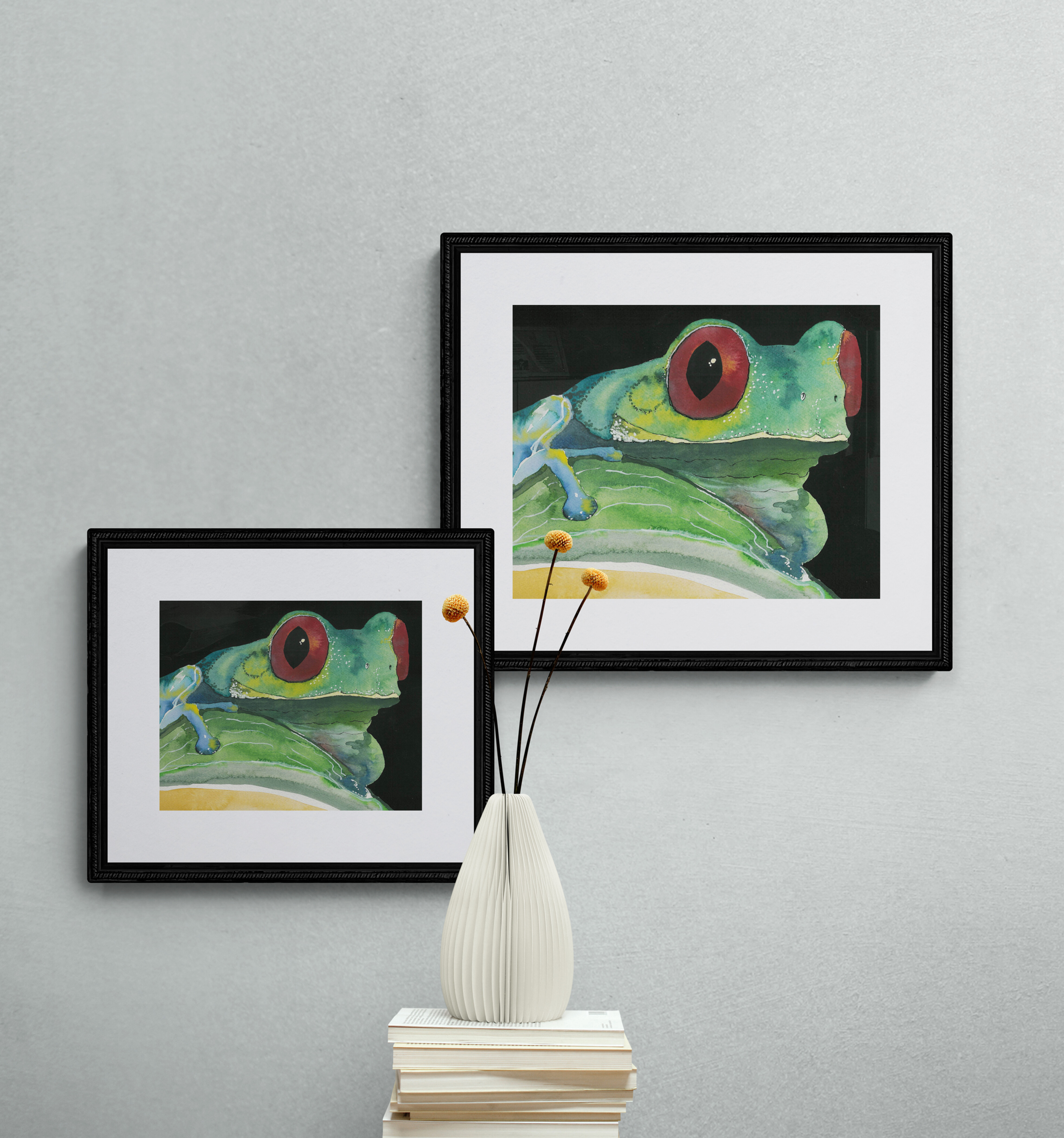 Red Eye Tree Frog Print