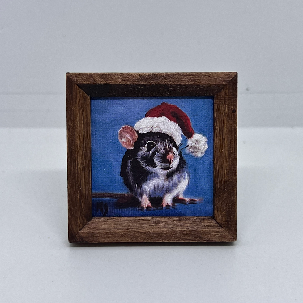 Thumbnail: Miniature Santa Rat Set