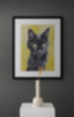 Thumbnail: Black Cat Print