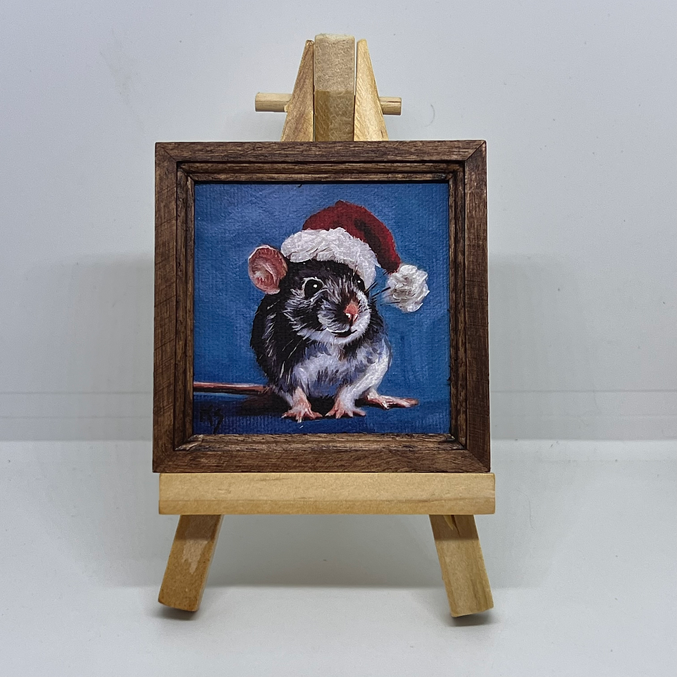 Thumbnail: Miniature Santa Rat Set