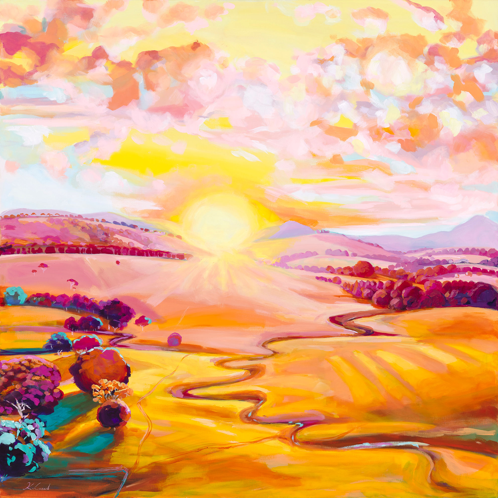 Running Bright - Limited Edition Print