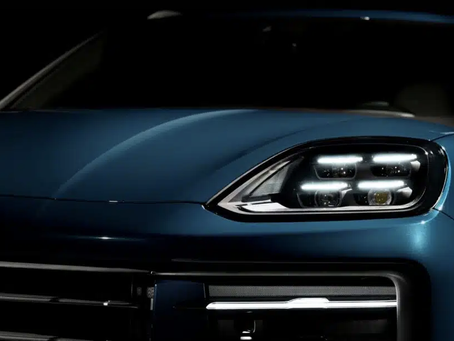 El renovado frente del Porsche Cayenne