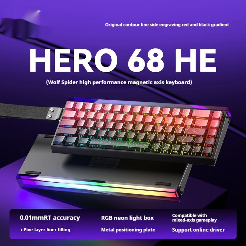 Thumbnail: Magnetic Axis Keyboard Wired RGB Lamp Effect