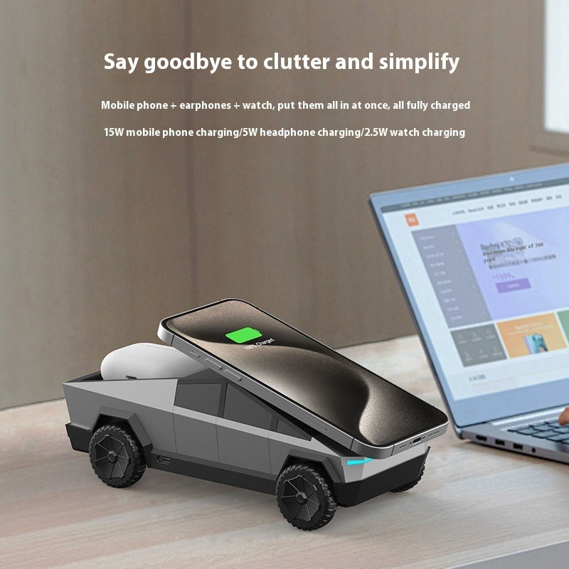 Thumbnail: 3-in-1 Wireless Charging Station