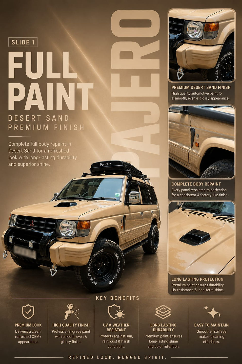 Full car painting with factory finish at Crankit Automotive