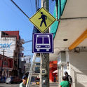 Refuerzan seguridad vehicular con balizamiento y señalética en Huejutla