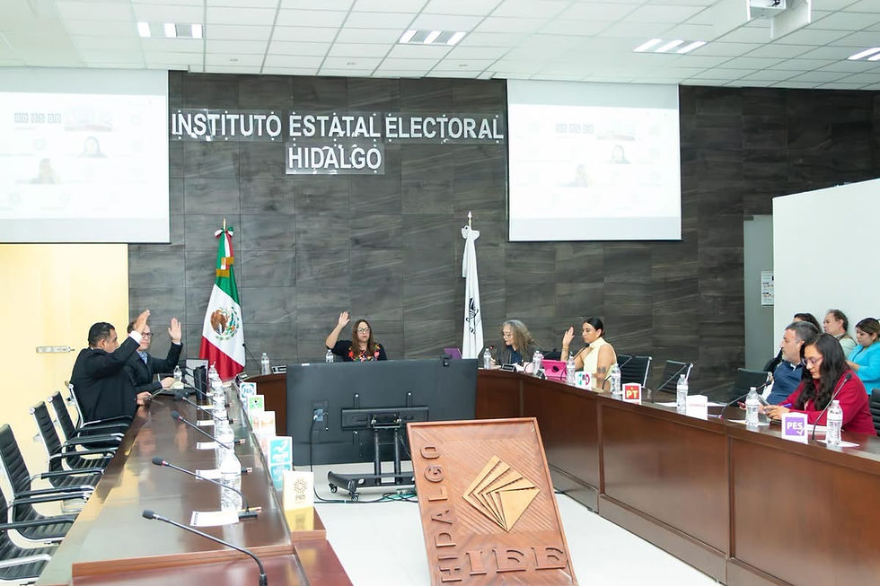 Aprueba el IEEH acuerdos para el Proceso Electoral 2026-2027
