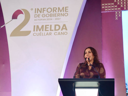 Rinde Imelda Cuéllar Cano Segundo Informe de Gobierno en Actopan