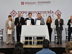 Impulsan mipymes en Expo Proveeduría de Productos Hidalguenses