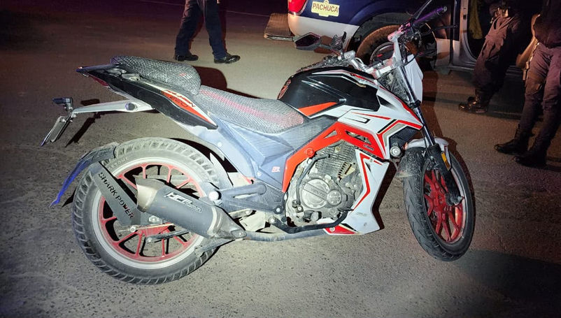 Recuperan motocicleta robada en el bulevar Felipe Ángeles