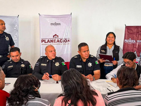 Realizan Mesas de Participación Ciudadana en Pachuca