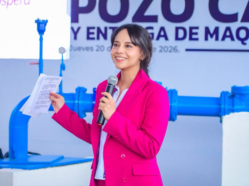 Ponen en marcha nuevo pozo de agua en Tizayuca