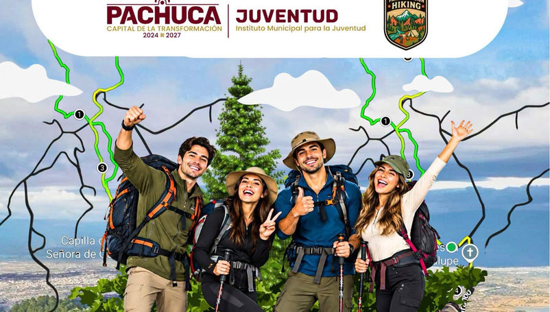 Convoca el Instituto de la Juventud a senderismo en Pachuca