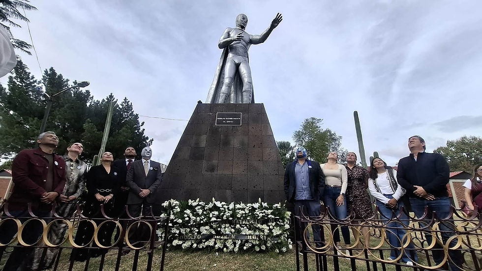 Rinde Tulancingo homenaje a El Santo con exposición y Noche de Museos