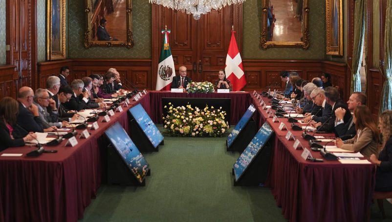 México y Suiza renovarán tratado comercial