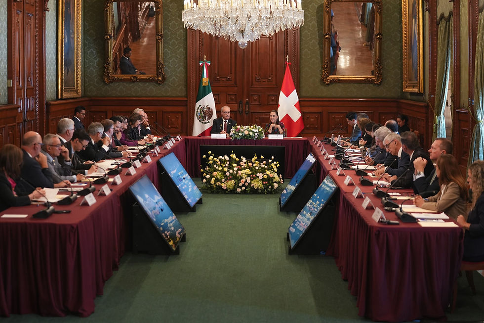 México y Suiza renovarán tratado comercial