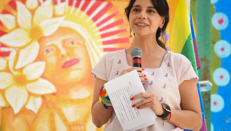 Tizayuca inaugura mural inclusivo para visibilizar la diversidad sexogenérica