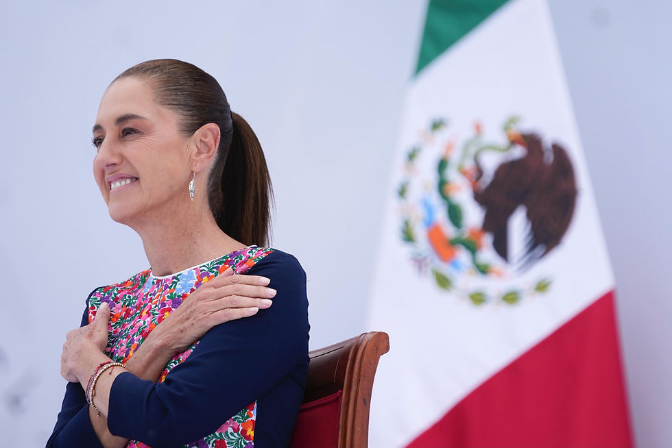 Rinde cuentas Sheinbaum desde el Zócalo de la Ciudad de México