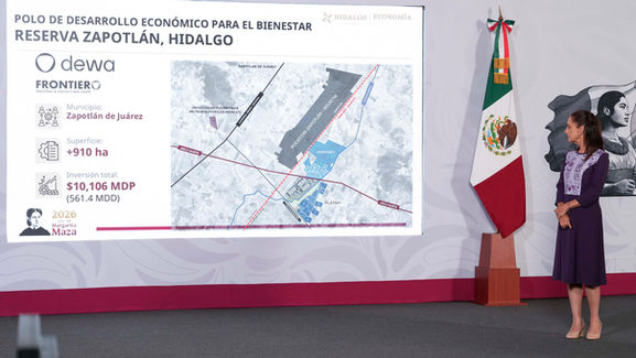 Inversiones para los Polos de Desarrollo Económico para el Bienestar en Hidalgo
