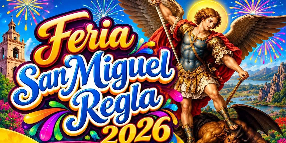 Anuncian el programa de la Feria San Miguel Regla 2026 en Huasca